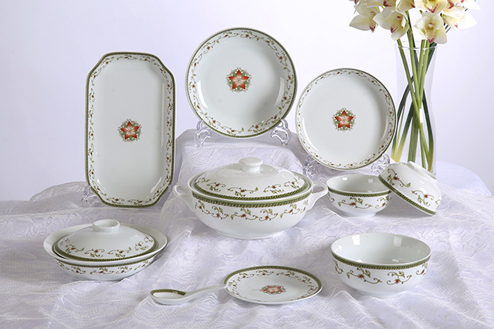 36头中餐具波浪